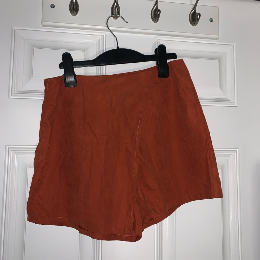 Rusty orange skort